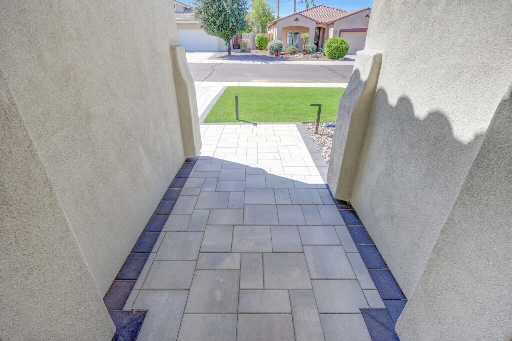 build 08 courtyard paver passage